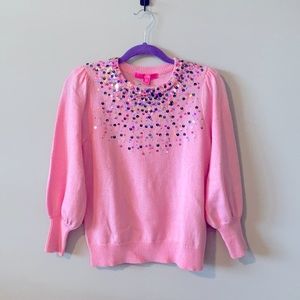 Lilly Pulitzer Ginny Sequin Sweater NWTs